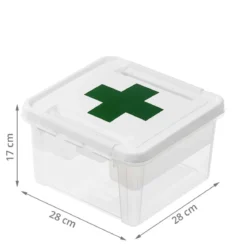 Boîte à pharmacie en plastique