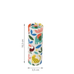 Boîte ronde avec 12 crayons de couleur enfants