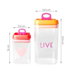 2 boîtes alimentaires ludiques