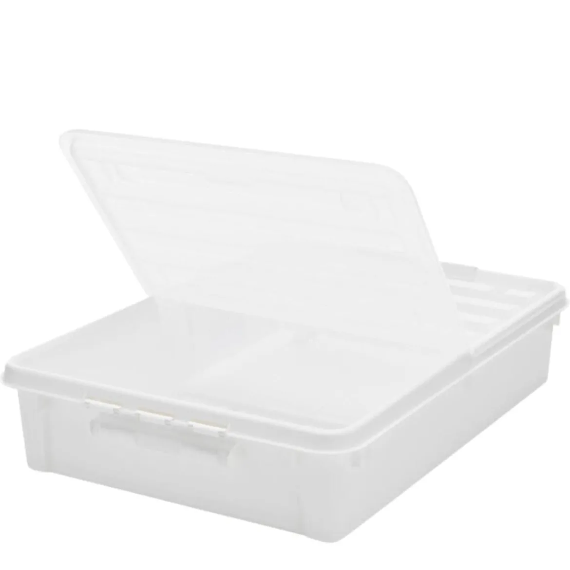 Boîte sous le lit avec couvercle papillon 60 litres