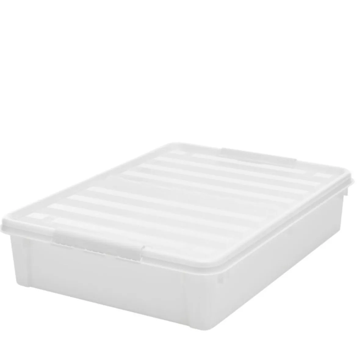 Boîte sous le lit avec couvercle papillon 60 litres