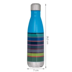 Bouteille isotherme en inox bayadère 500 mL