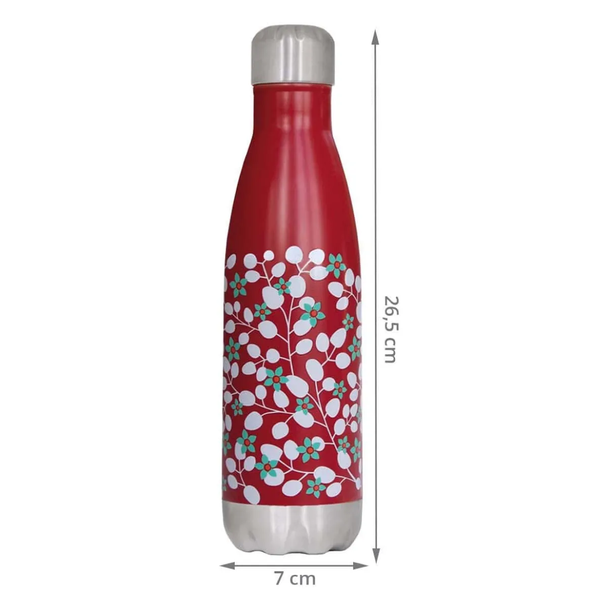 Bouteille isotherme à fleurs 500ml