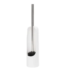 Brosse de toilette blanche à tête noire