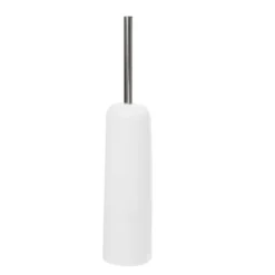 Brosse de toilette blanche à tête noire