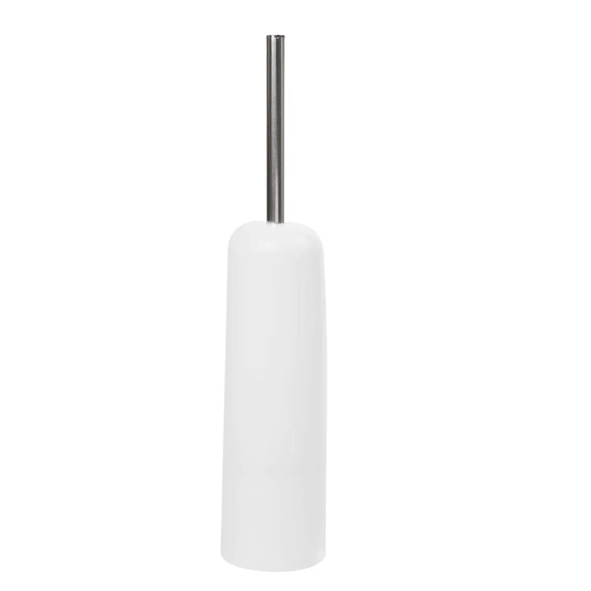 Brosse de toilette blanche à tête noire