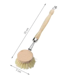 Brosse à vaisselle en bois à tête rechargeable
