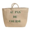 Cabas de courses en toile de jute