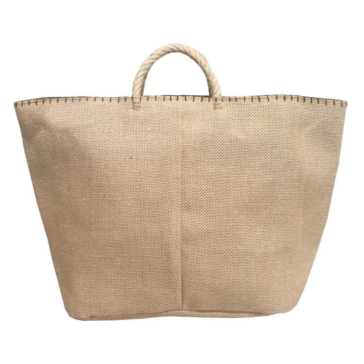 Cabas de courses en toile de jute