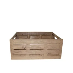 Cagette pliable façon bois (M)