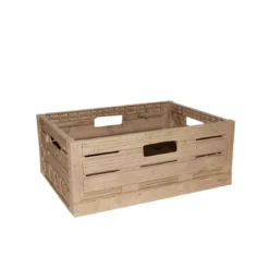 Cagette pliable façon bois (M)