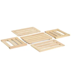 Caisse de rangement démontable en pin (L)