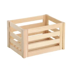 Caisse de rangement démontable en pin (L)