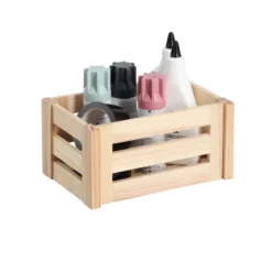 Caisse de rangement démontable en bois (S)