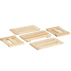 Caisse de rangement démontable en bois (S)