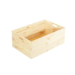 Caisse de rangement en bois. Taille S