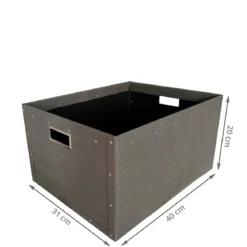 Caisse de rangement en carton 40 cm