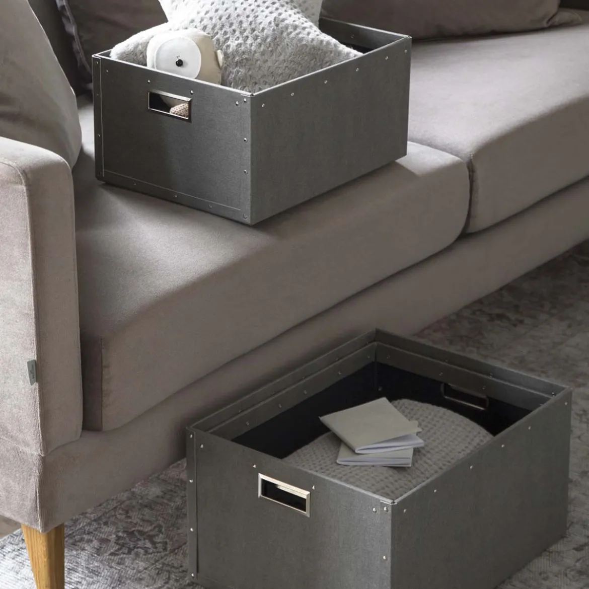 Caisse de rangement en carton 40 cm