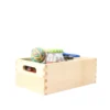 Caisse en bois clair S