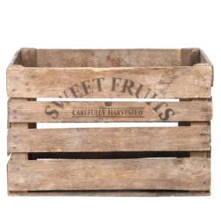 Caisse en bois rustique