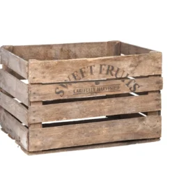 Caisse en bois rustique