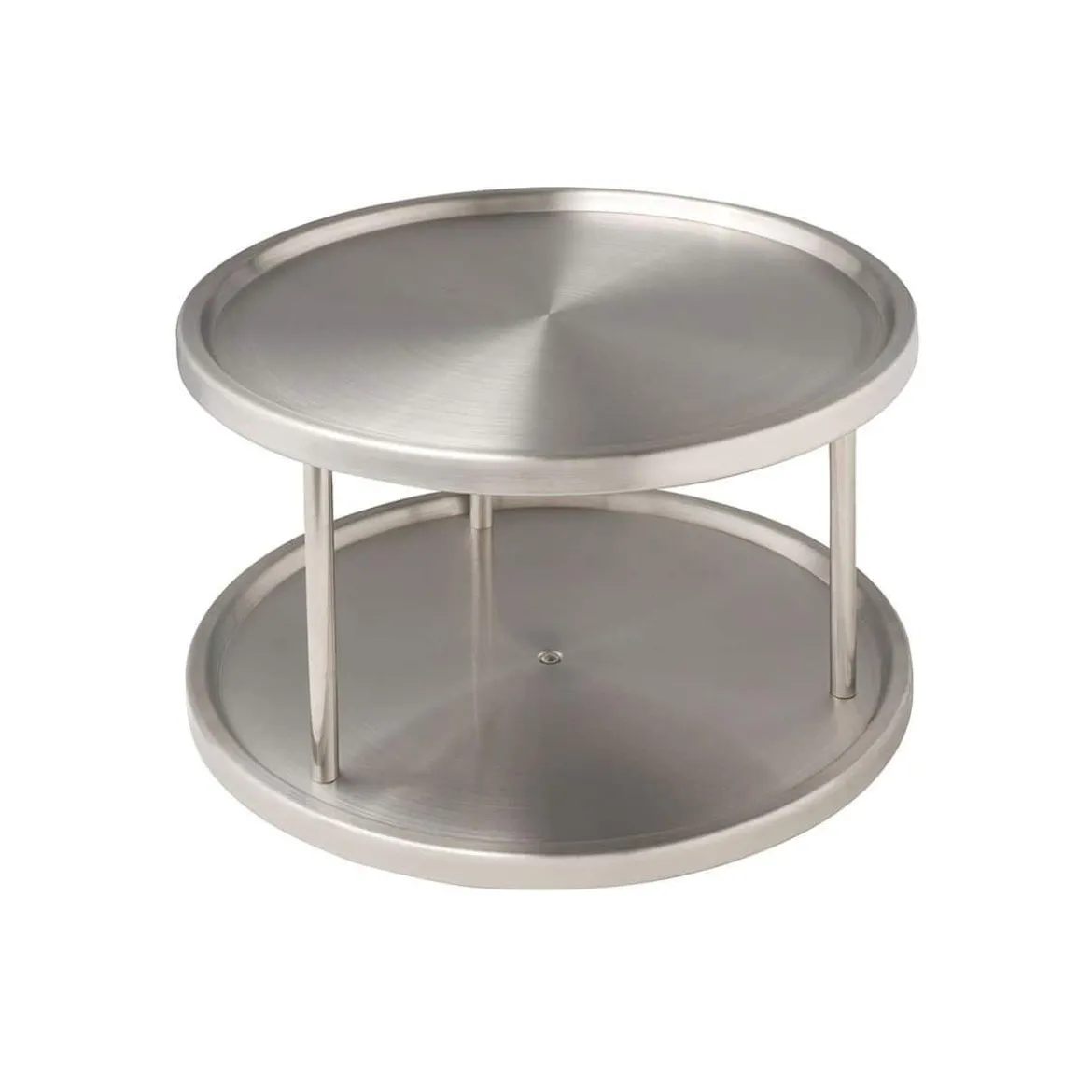 Carrousel de cuisine en inox à 2 niveaux