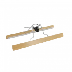 Cintre en bois FSC pour pantalon ou jupe