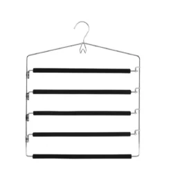 Cintre en métal pour 5 pantalons