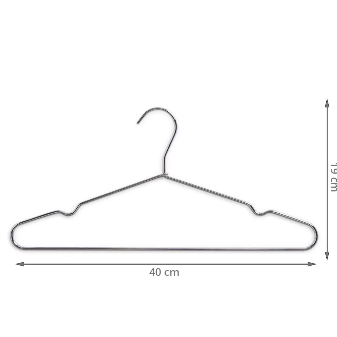 4 cintres en métal épais