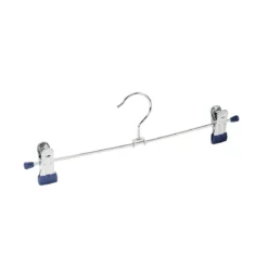 2 cintres métalliques à pinces de 40 cm