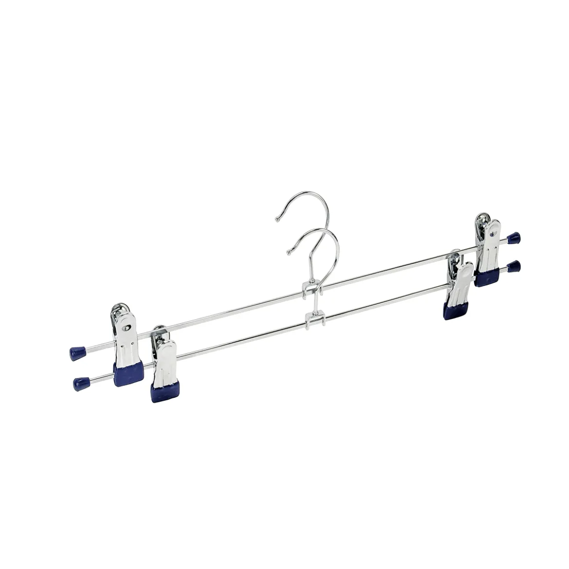 2 cintres métalliques à pinces de 40 cm