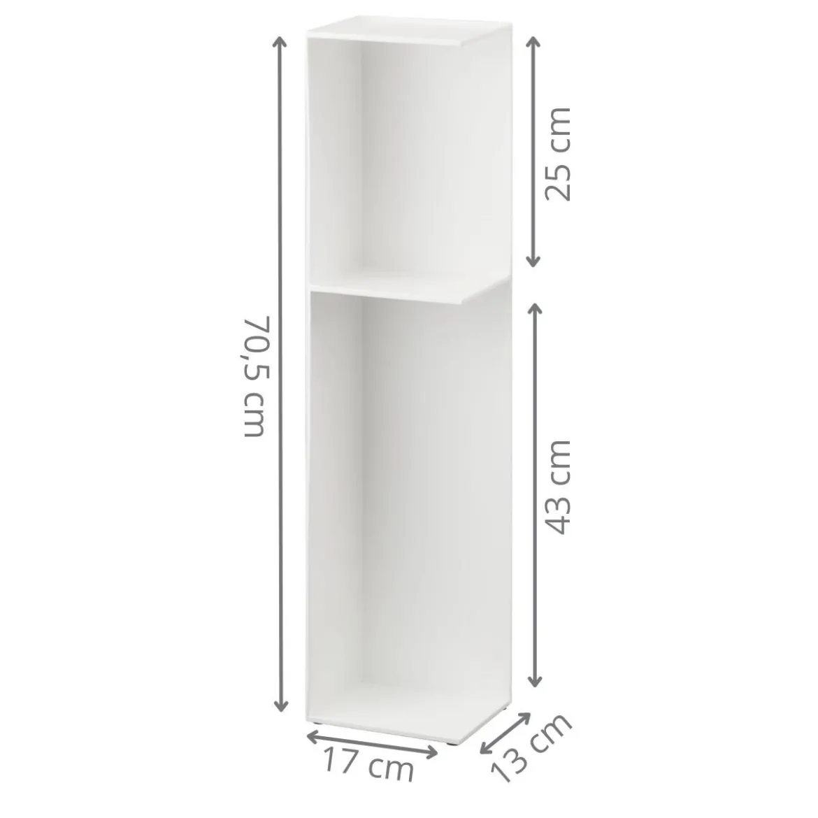 Colonne de rangement pour WC