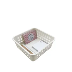 Compartiment carré pour tiroir de bureau en plastique recyclé