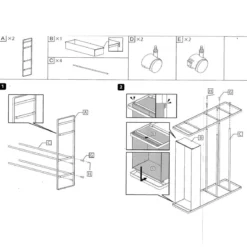 Console à roulettes
