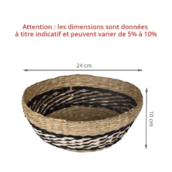 Corbeille en paille