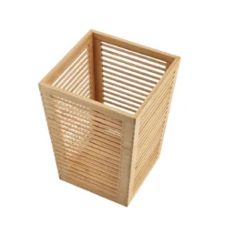 Corbeille à papier en bambou