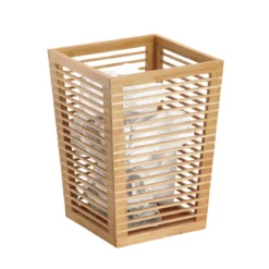 Corbeille à papier en bambou