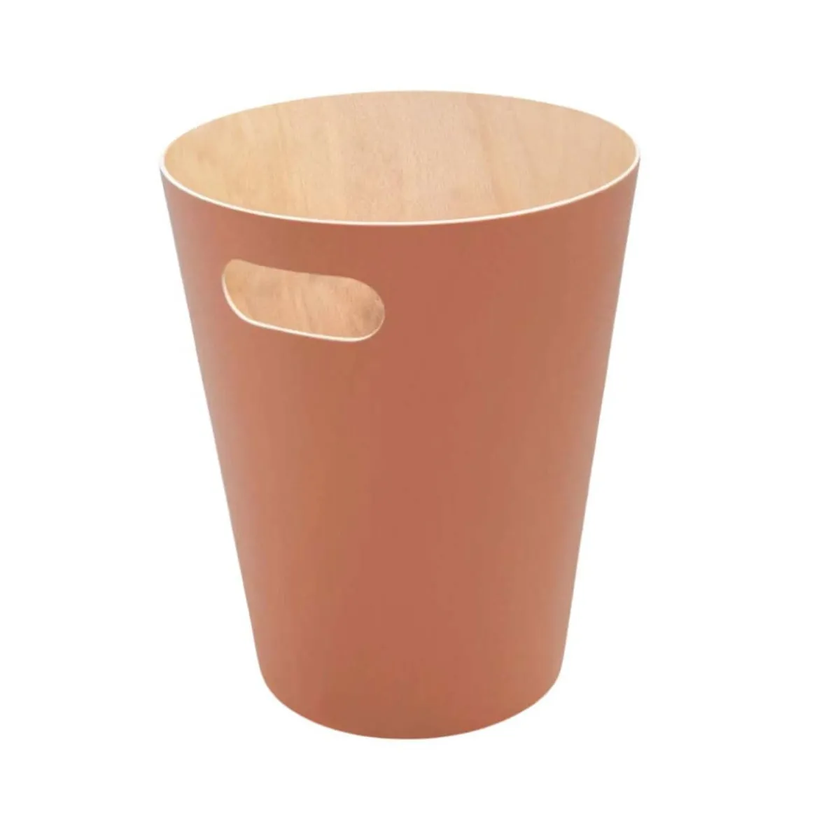 Corbeille à papier en bois coloré