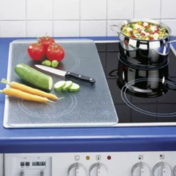 2 couvre plaques de cuisson transparentes