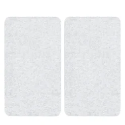 2 couvre plaques de cuisson transparentes