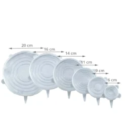 6 couvre-pots en silicone