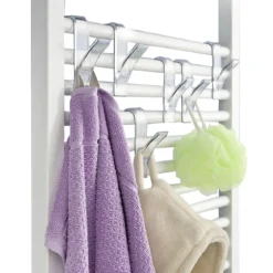6 crochets à suspendre sur un radiateur sèche serviette