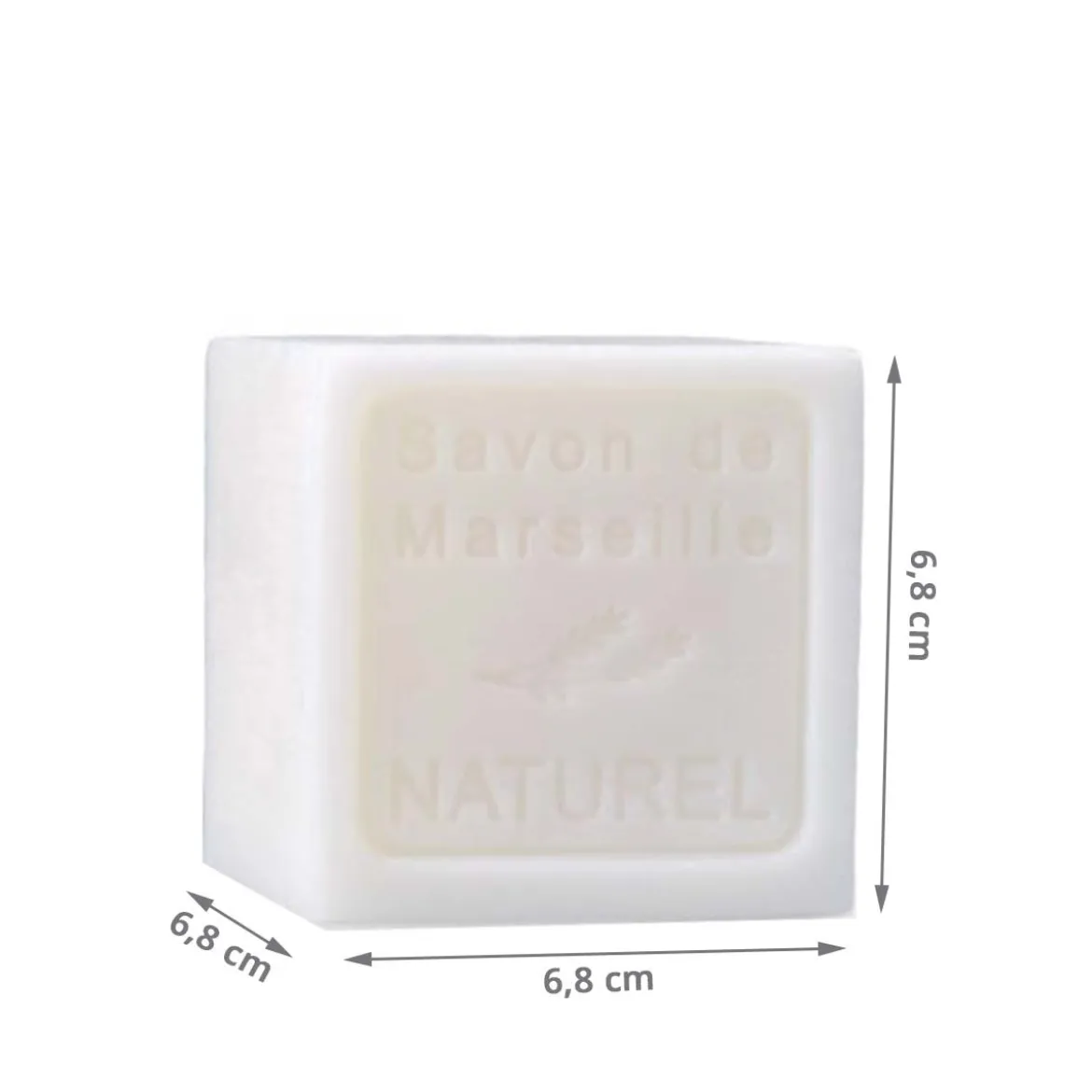 Cube de savon de Marseille naturel 300 grammes