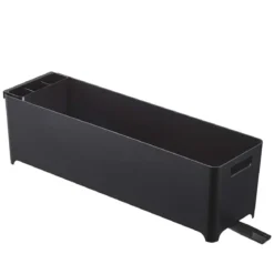 Egouttoir de cuisine long et étroit noir