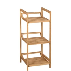 Etagère de salle de bain en bambou