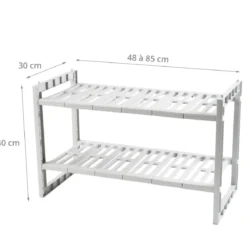 Etagère extensible sous évier