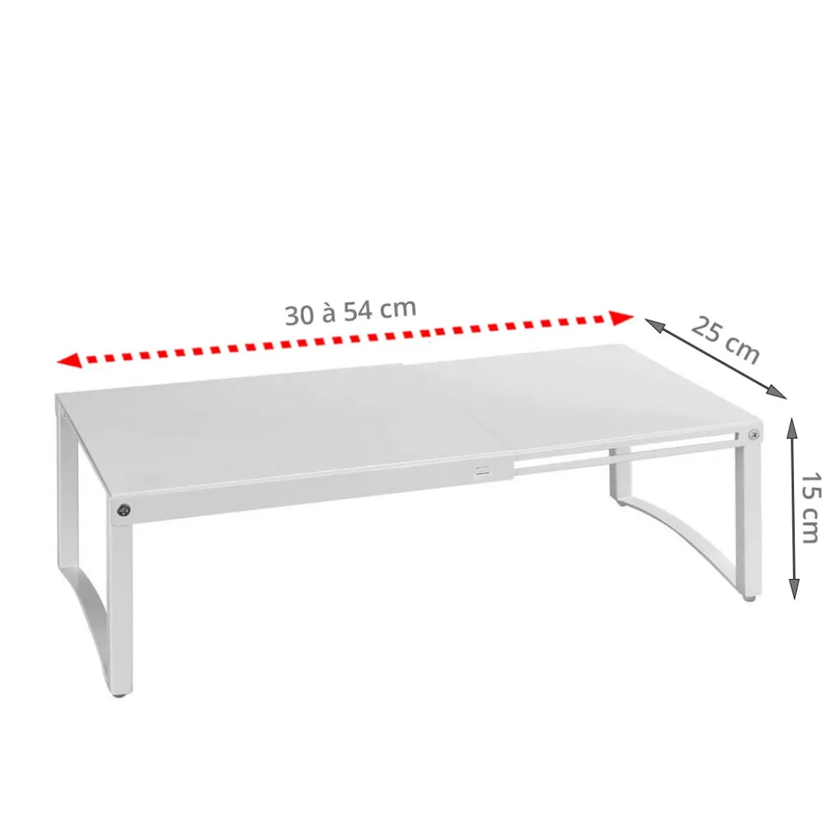 Etagère télescopique pour intérieur de placard