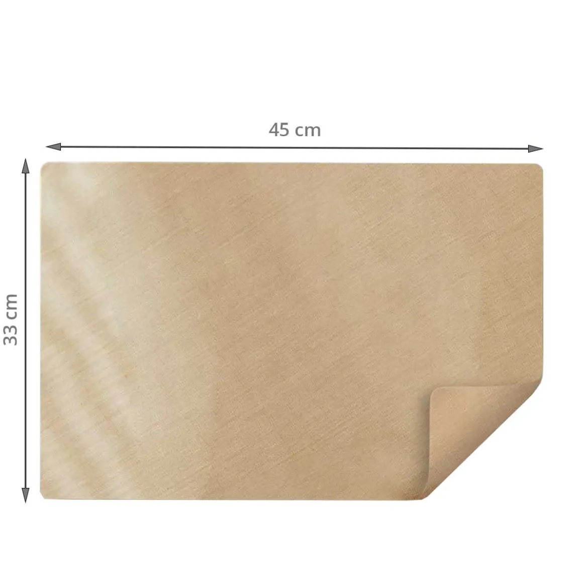 Feuille de protection réutilisable pour four