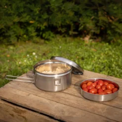 Gamelle de camping en inox
