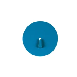 Grand crochet aimanté bleu et rond